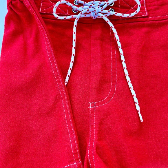 (2 pair) Wild Fable Red Linen Shorts - Picture 2 of 3